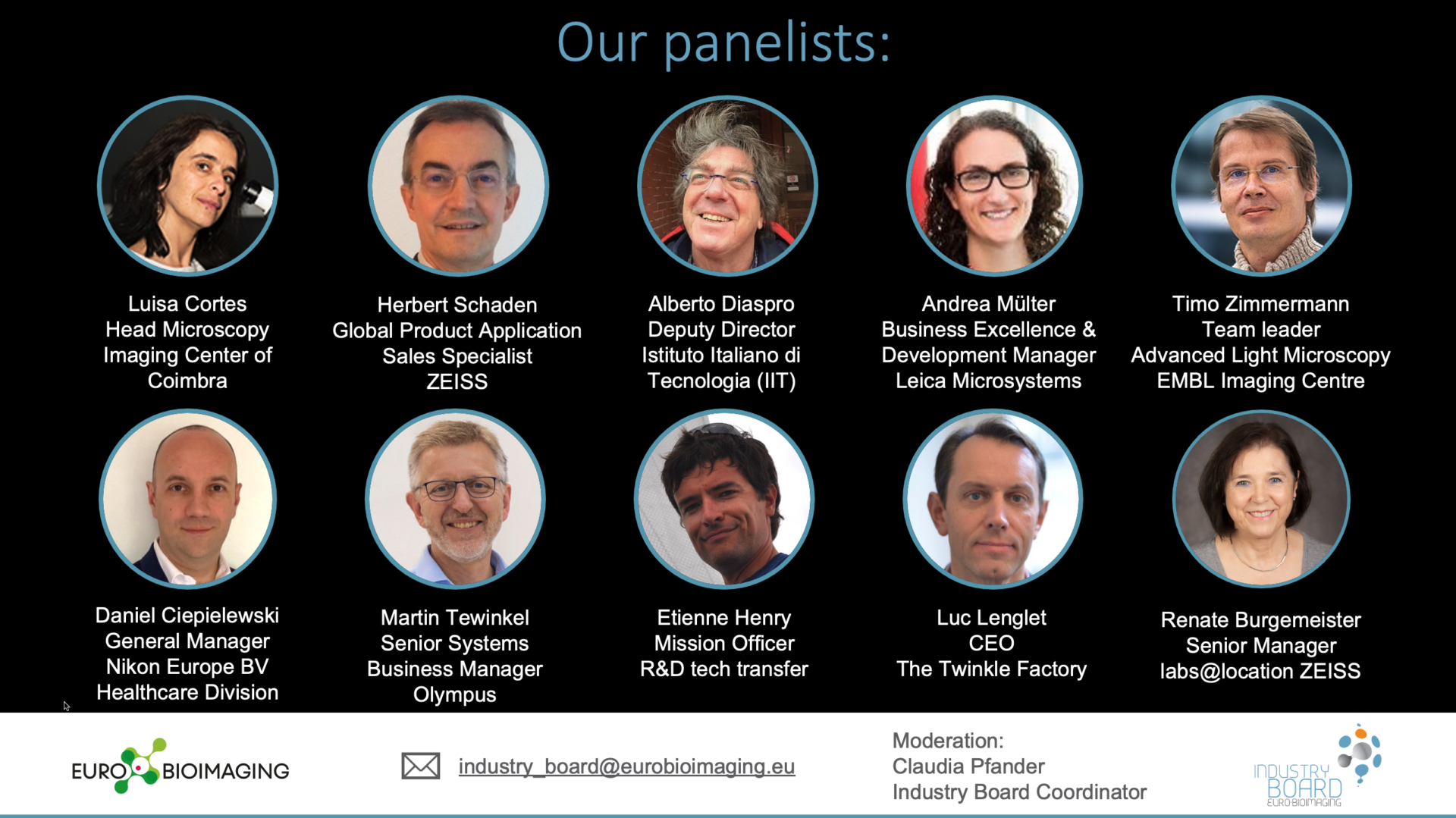 Living collaboration panelists Living collaboration panelists